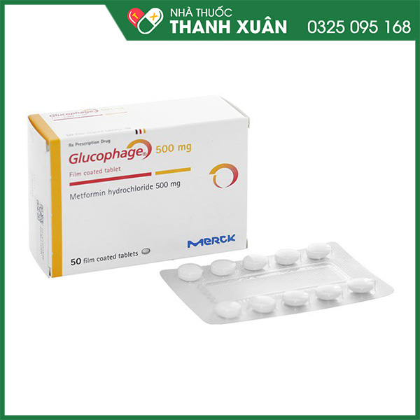 Thuốc Glucophage 500mg trị tiểu đường tuýp II